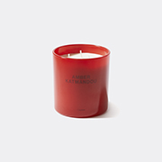 Cassina 'amber Katmandou' Candle, Medium -  Candlelight And Scents Red Uni
