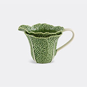 Bordallo Pinheiro 'couve' Pitcher -  Serving And Trays Green Uni