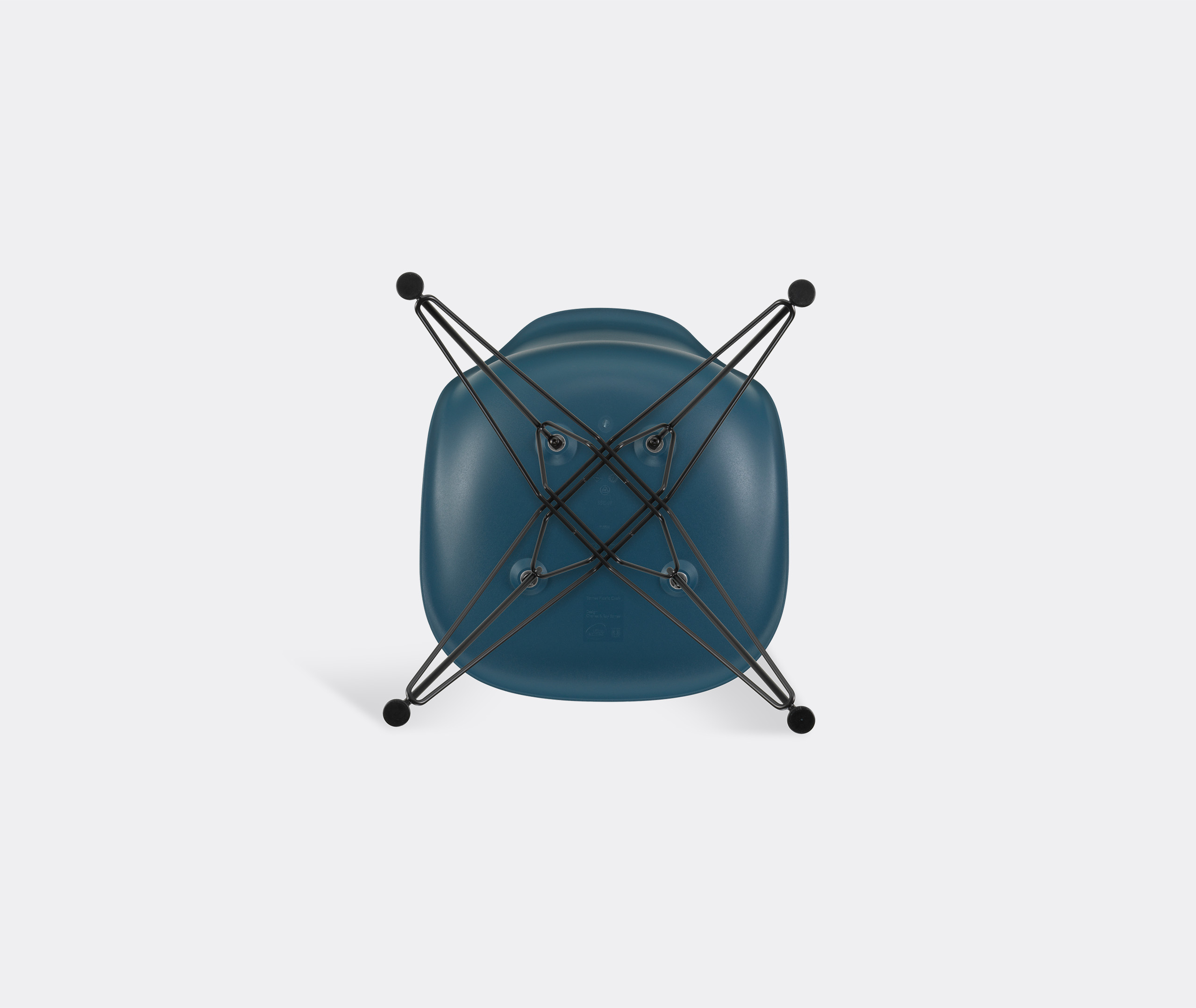 Vitra Seating Sea Blue In Sea Blue, Basic Dark