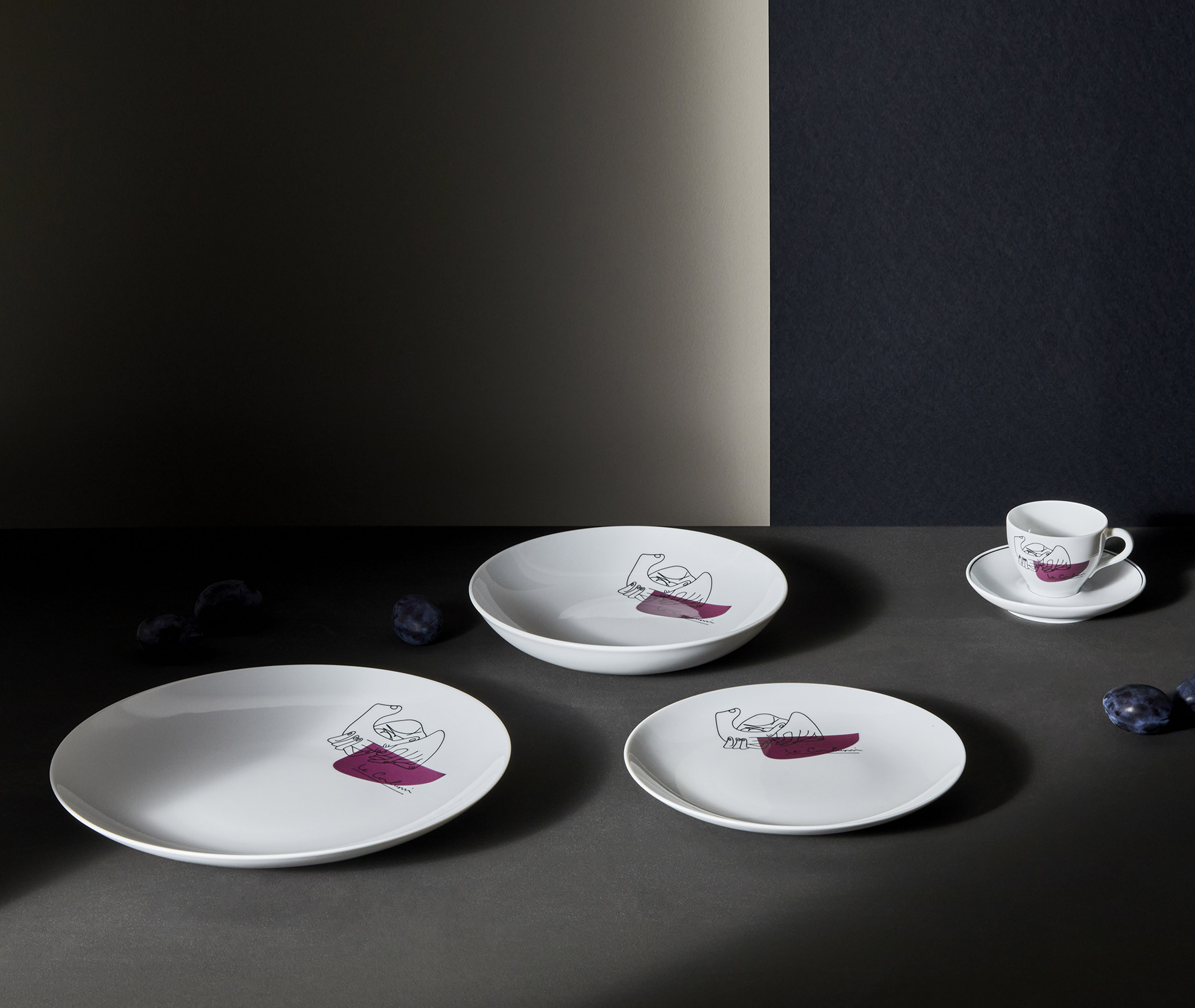Cassina Tableware White Uni In White