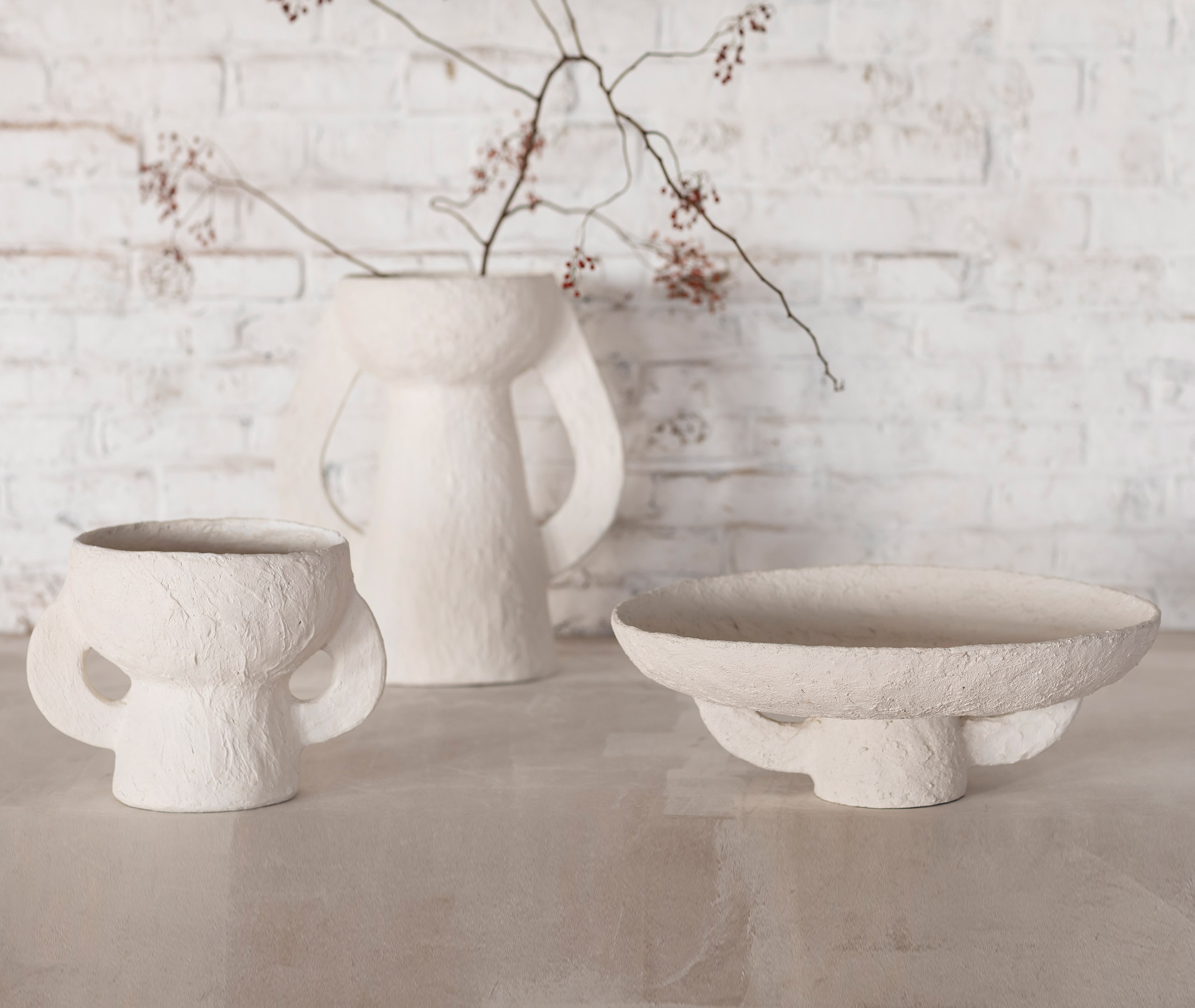 Serax Vases White Uni In White
