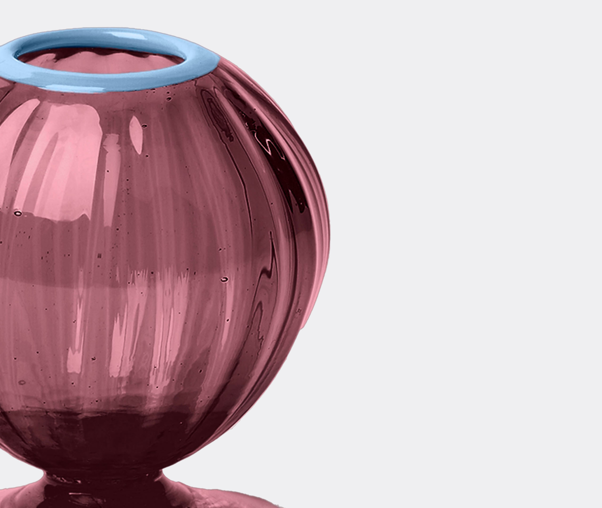 La Doublej Vases Violet Uni In Violet