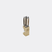 Jean Dubost Laguiole 'block' Steak Knife, Set Of Six, Silver -  Cutlery Silver Uni