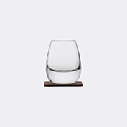 LSA International 'islay' Whiskey Tumbler And Coaster, Set Of Two -  Glassware Clear Uni