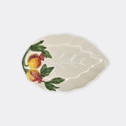 Les-Ottomans 'pomegranate' Leaf Platter, Multicolor -  Serving And Trays Multicolour Uni