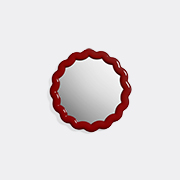&k Amsterdam 'zigzag' Mirror, Red -  Mirrors And Clocks Red Uni