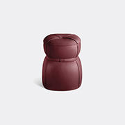 Poltrona Frau 'leplì' Ottoman, Red -  Seating Red Uni