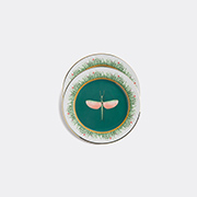 La DoubleJ 'libellula' Dessert Plates, Set Of Two -  Tableware Green Uni