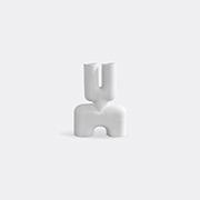 101 Copenhagen 'cobra Double' Medium  Vase, White -  Vases Bubble White Uni