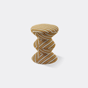 POLSPOTTEN 'zig Zag' Stool, Soft Ochre -  Seating Yellow Uni
