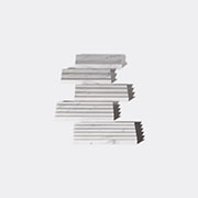 Marsotto Edizioni 'tracce' Tray, Set Of Five -  Serving And Trays White Uni