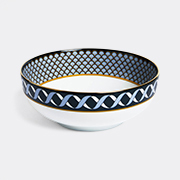La Doublej Decorative-patterned Serving Bowl (25cm) In Multi