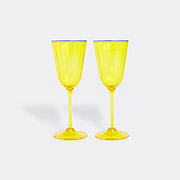 La Doublej Glassware Yellow Uni