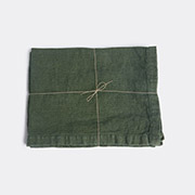 Once Milano Placemats, Set Of Two, Green -  Table Linens Green Uni