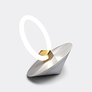 Chris Basias Studio Lighting White In White,gold