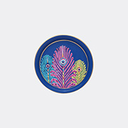 Les-Ottomans Iron Tray, Circular -  Serving And Trays Multicolor Uni