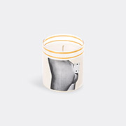 Seletti 'two Of Spades' Candle -  Candlelight And Scents White/gold/grey Uni