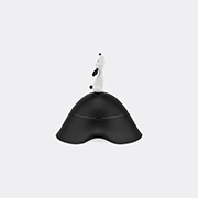 Alessi 'lula' Dog Bowl, Black -  Accessories Black Uni
