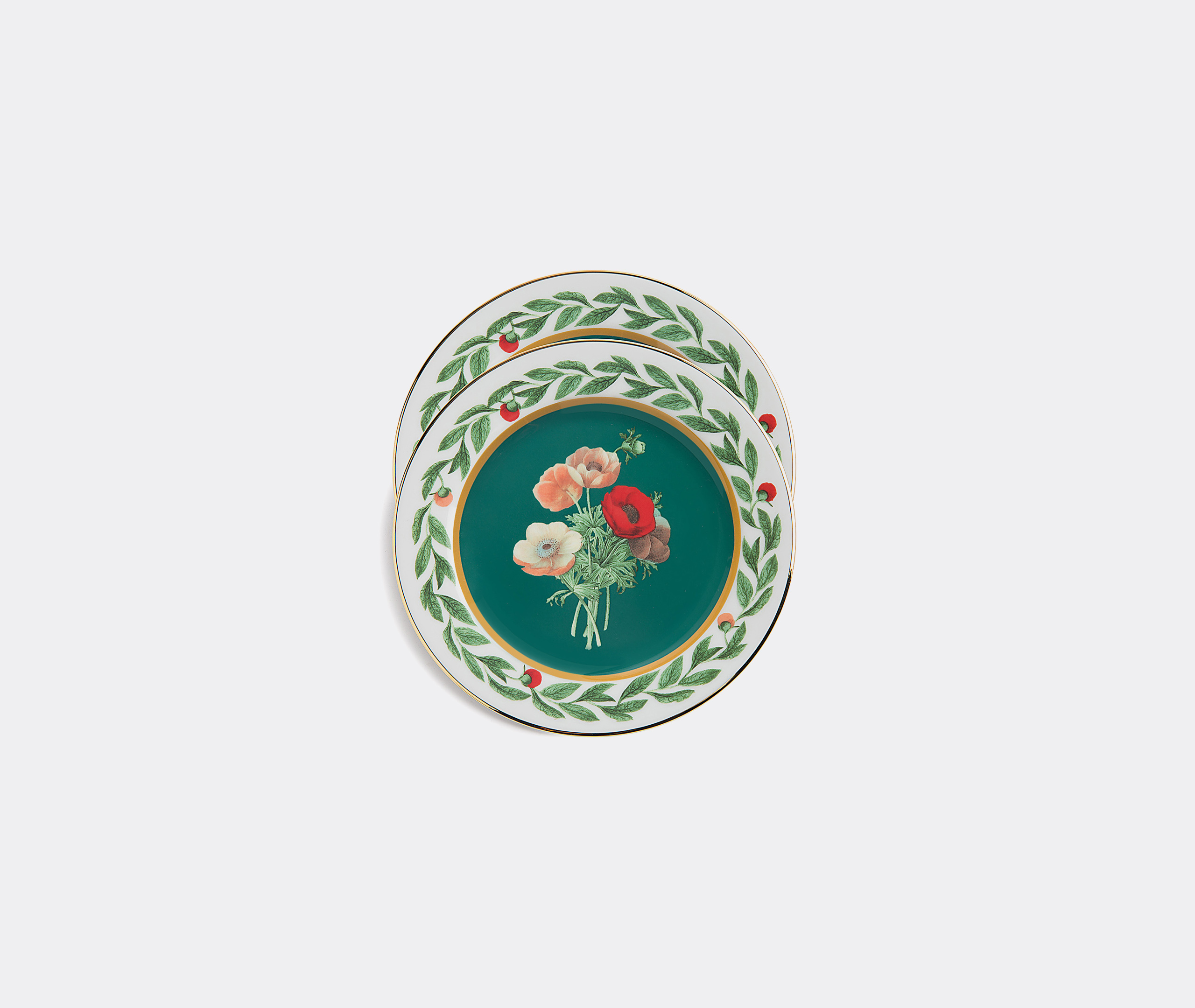 La Doublej Tableware Green Uni In Green