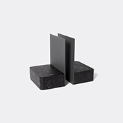 Salvatori 'pietra L 08' Bookends, Set Of Two -  Decorative Objects Marquina Black Uni