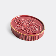 La DoubleJ 'scarab' Incense Holder, Bordeaux -  Candlelight And Scents Multicolor Uni