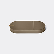 Poltrona Frau 'zhuang Desk' Multipurpose Box -  Organising Greige Uni