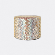 Missoni 'jarris' Pouf, Beige Multicolor -  Seating Multicolour Uni