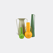 POLSPOTTEN 'roman' Vase, Set Of Four, Green -  Vases Multicolour Uni