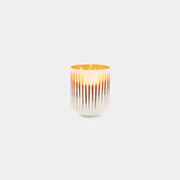 ONNO Collection 'akosua White' Candle, Sunset Scent, Small -  Candlelight And Scents White Uni