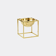 Audo Copenhagen 'kubus Bowl', Small, Gold Plated -  Decorative Objects Gold Uni