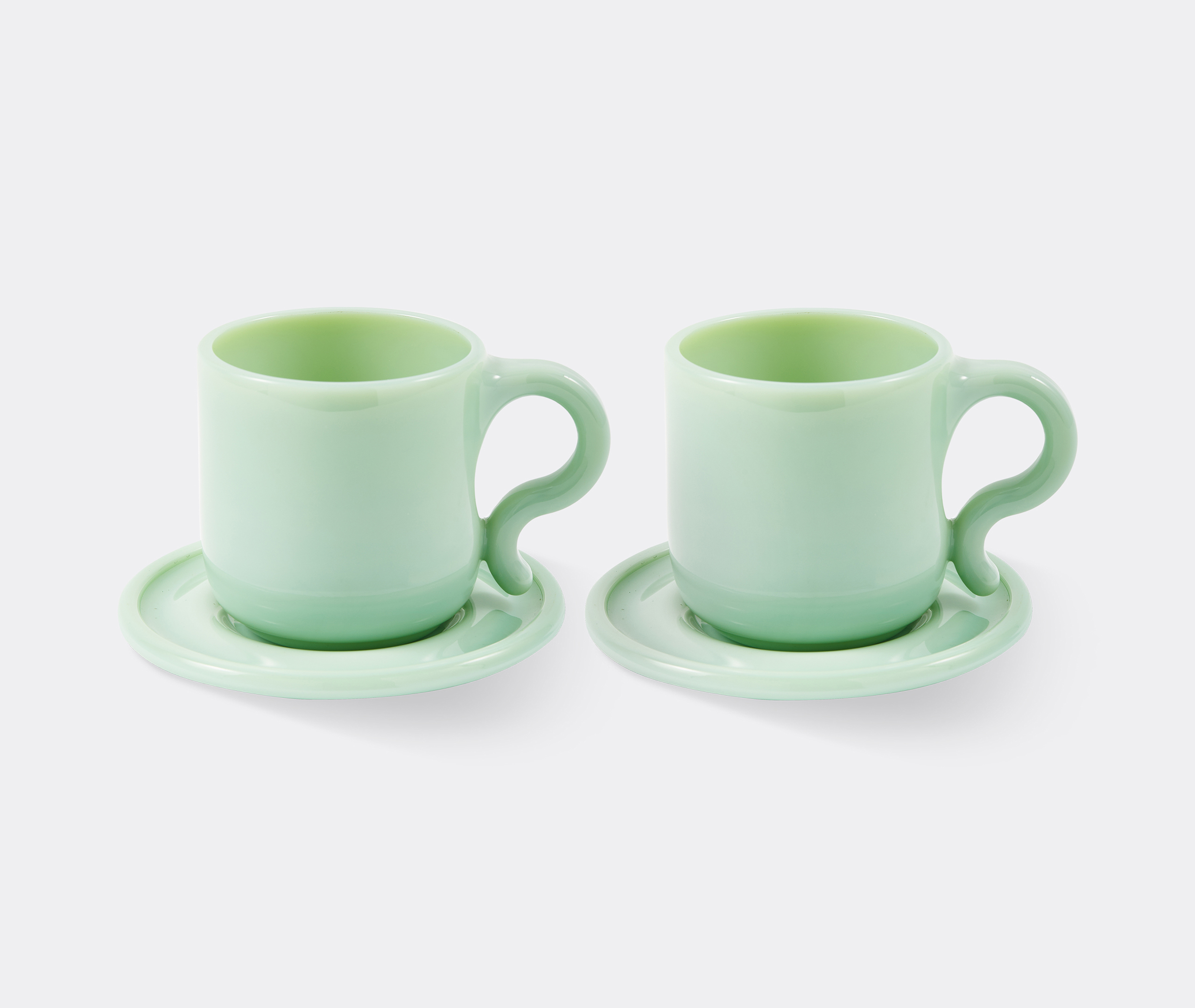 Polspotten Tea And Coffee Light Green Uni In Green