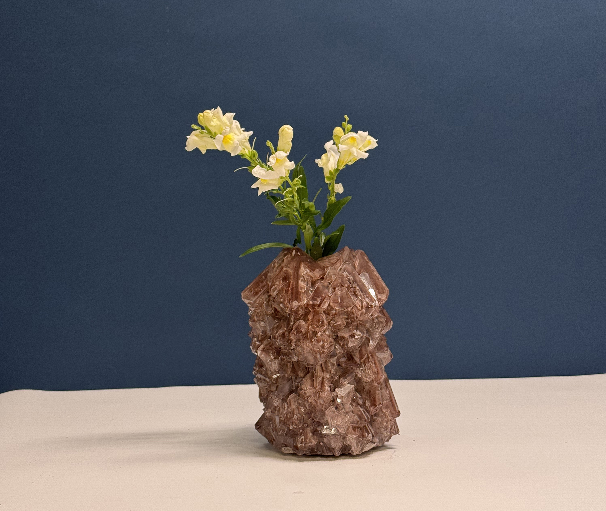 Mineral Series Vases Brown Uni In Brown