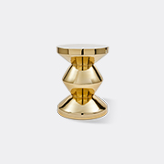 POLSPOTTEN 'zig Zag' Stool, Gold -  Seating Gold Uni