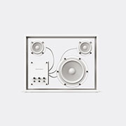 Transparent Audio White Uni In White