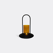 XLBoom 'blaze' Lantern, Medium, Amber -  Candlelight And Scents Amber Uni