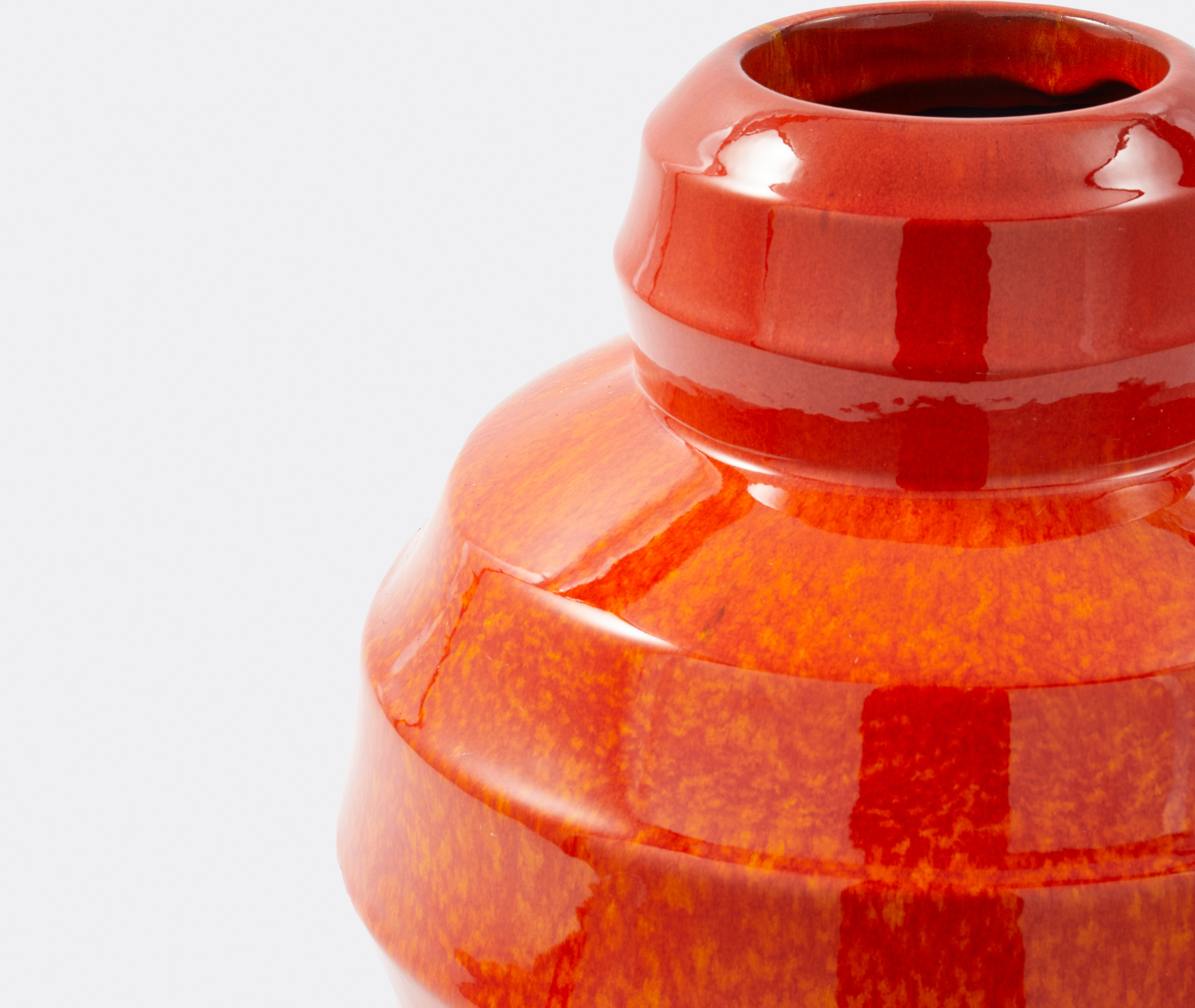 Polspotten Tiered Ceramic Vase In Multi