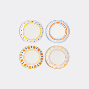 &k Amsterdam 'boavista' Dinner Plate, Set Of Four, Multicolor -  Tableware Multicolor Uni