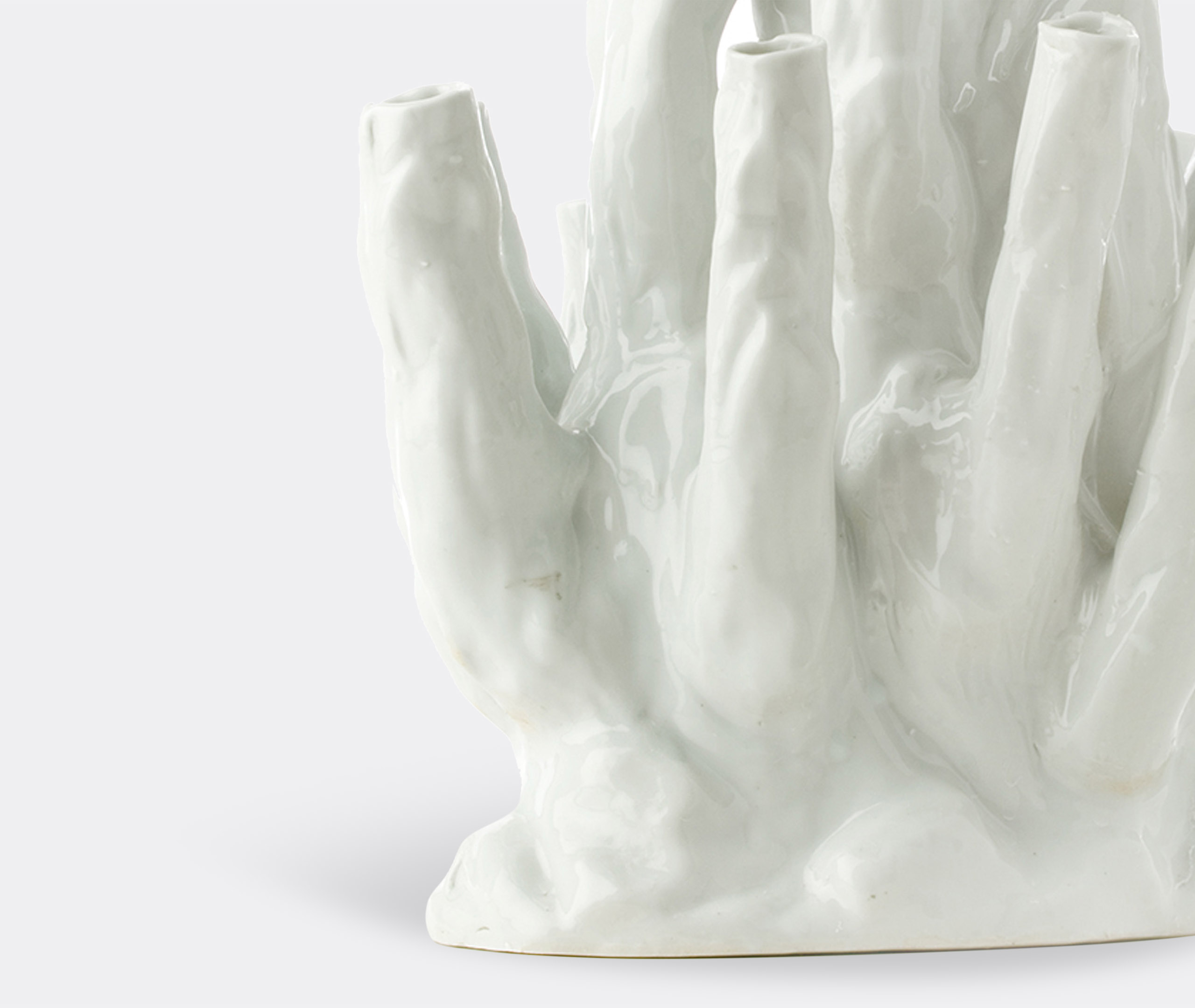 Polspotten Vases White Uni In White
