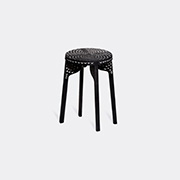 Zanat 'tattoo Pheasant' Stool -  Seating Black Uni