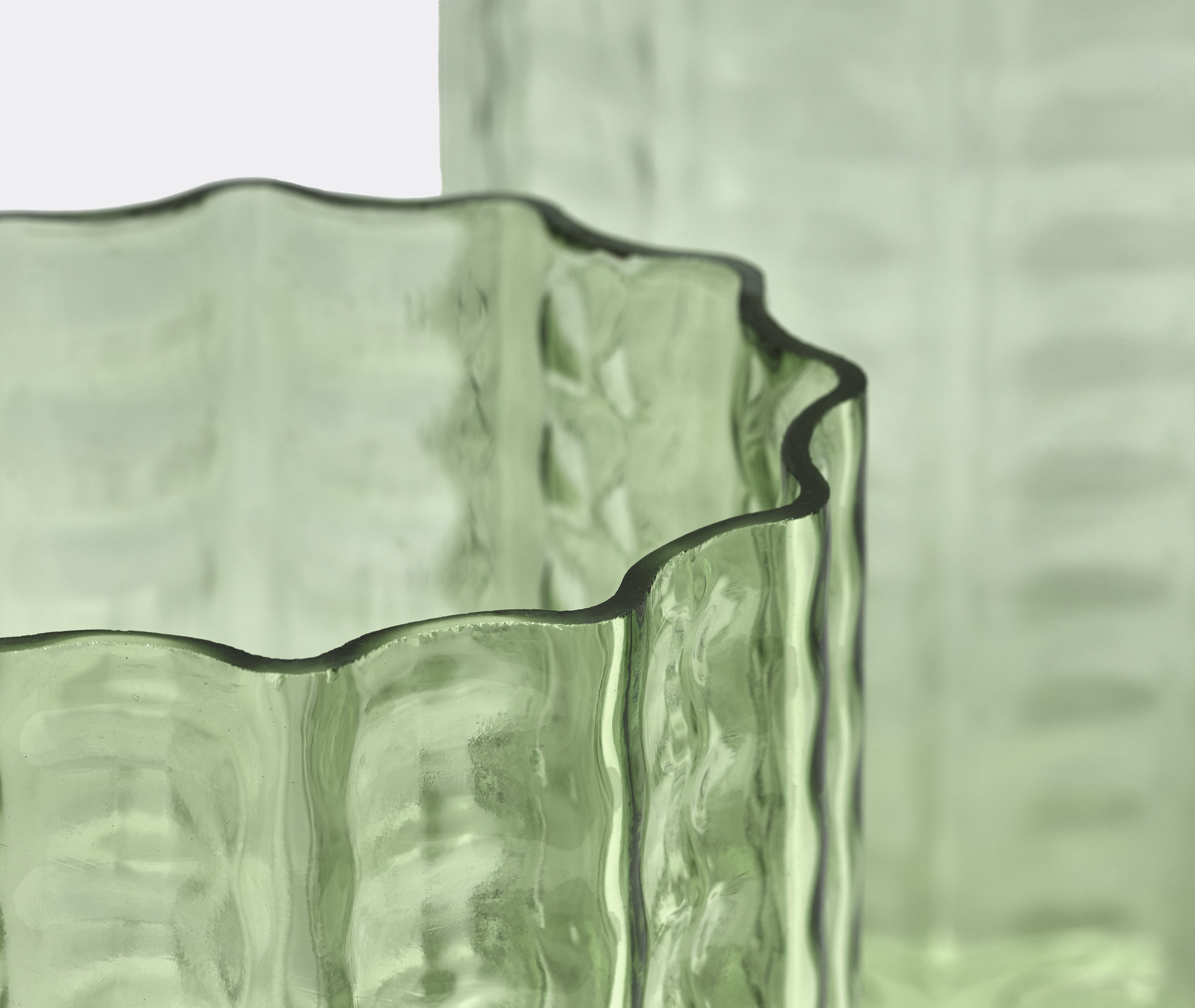 Serax Vases Green Uni In Green