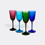 La DoubleJ 'rainbow' Wine Glasses, Set Of Four -  Glassware Multicolour Uni