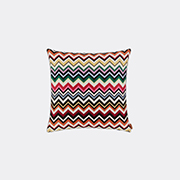 Missoni Small Belfast Zigzag-pattern Cushion In Multi