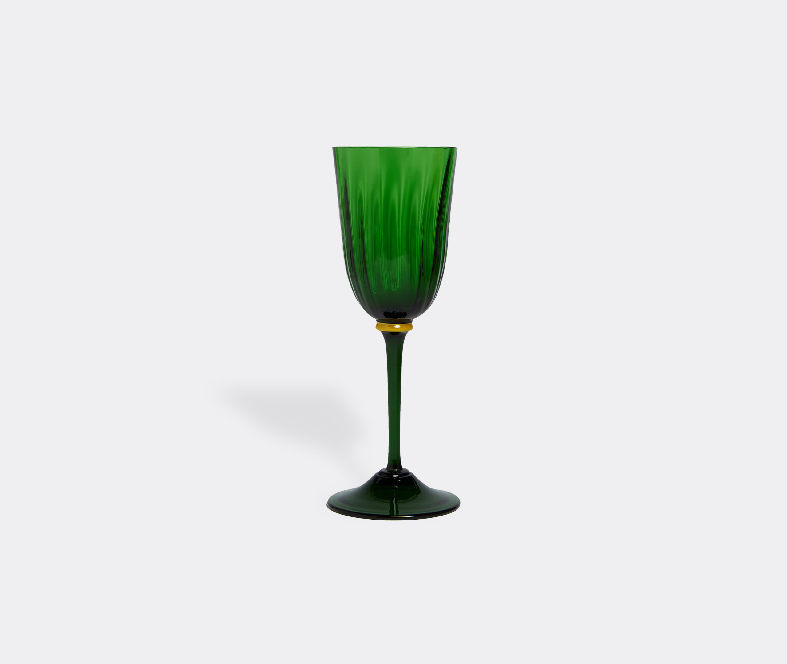 La Doublej Wine Glasses Set Of 2 In Green
