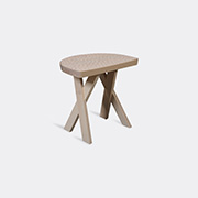 Zanat 'touch Half Moon' Stool, Beige -  Seating White Uni