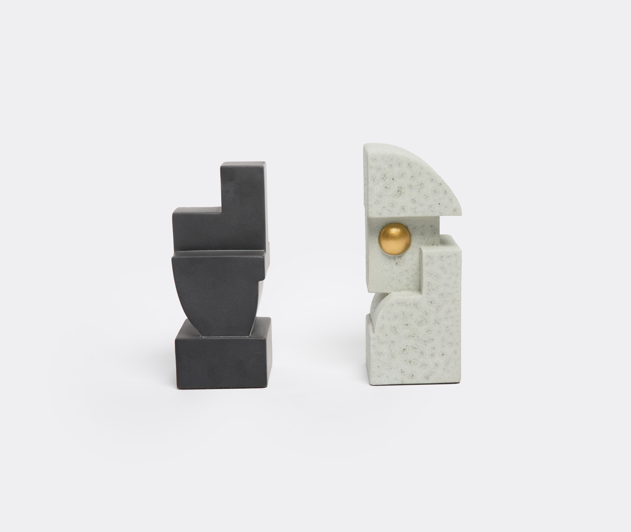 L'objet Decorative Objects Black Uni In Black