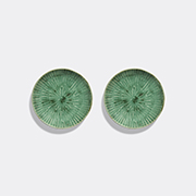 Serax 'verde Lanza' Starter Plate, Set Of Two, Green -  Tableware Green Uni