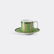 Rosenthal 'signum' Espresso Cup And Saucer, Green -  Tea And Coffee Green Uni