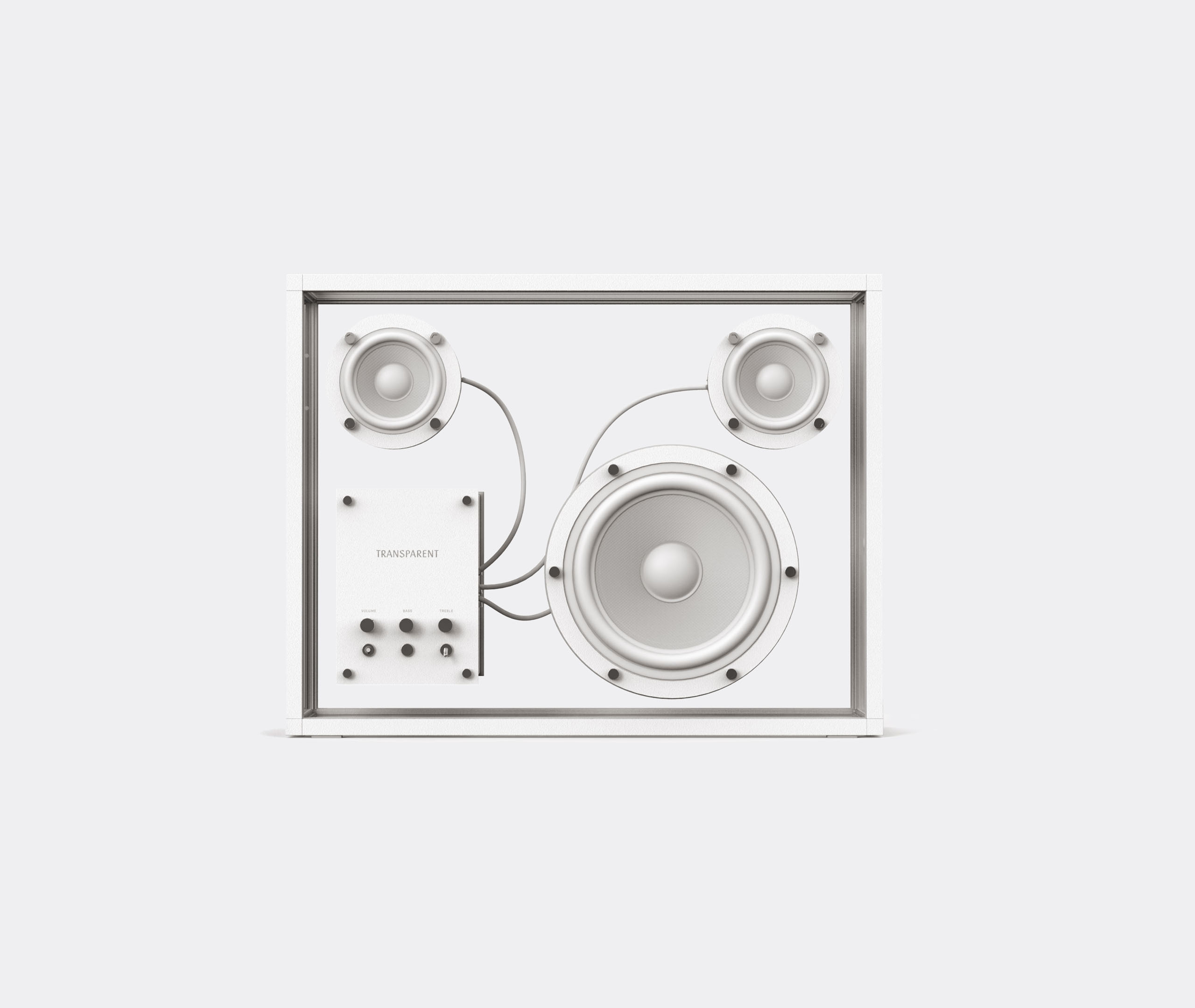 Transparent Audio White Uni In White