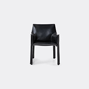Cassina 'cab 413' Armchair, Leather, Black -  Seating Black Uni