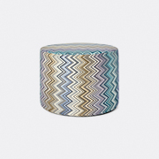Missoni 'jarris' Pouf, Blue Multicolor -  Seating Multicolour Uni